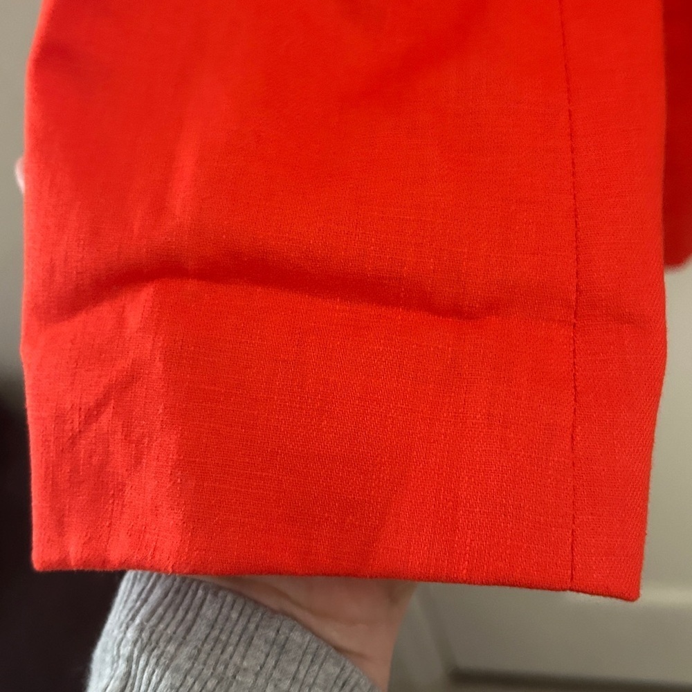 Banana Republic Vibrant Red Linen Blazer - Picture 5 of 11